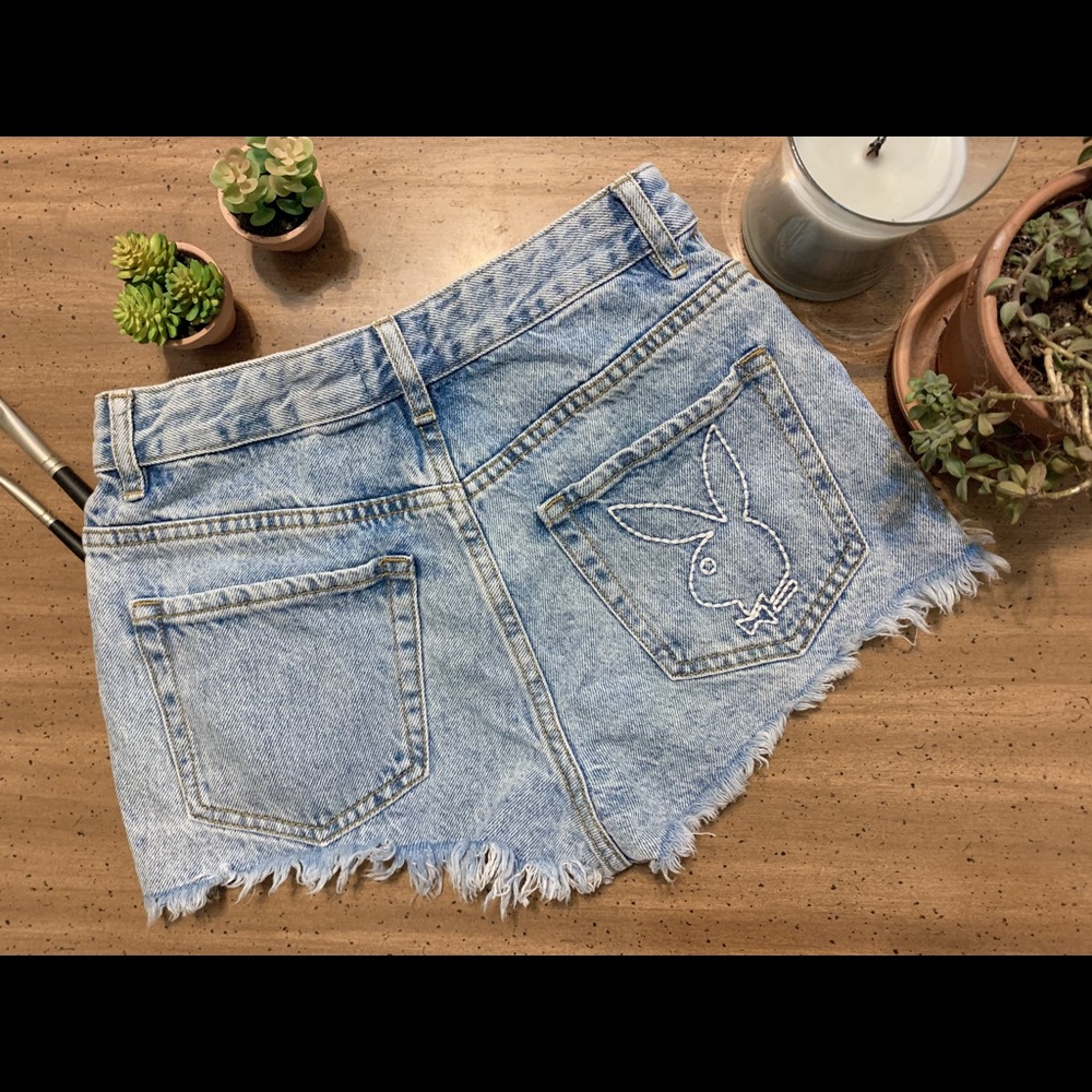 PLAYBOY X PACSUN shortie shorts size 24